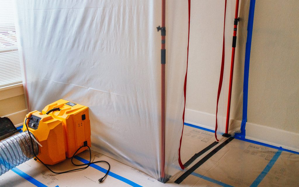 Demolition Containment and Dust Control   DIY demolition